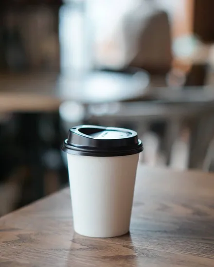 Beschichtete, kompostierbare, doppelte, einwandige Einweg-Pappbecher für heißen Kaffee und Tee