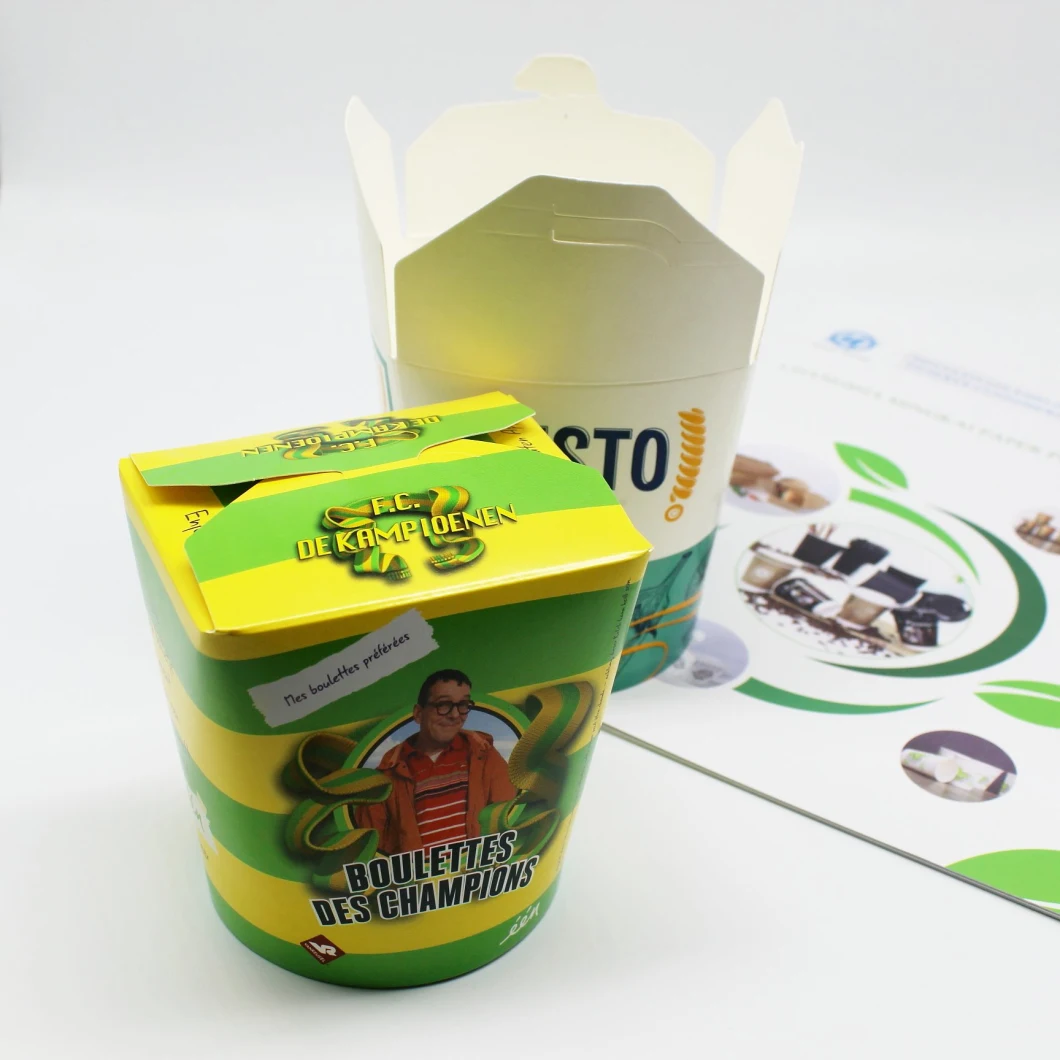 Noodle Kraft Paper Box Pasta Fast Food Packaging Box
