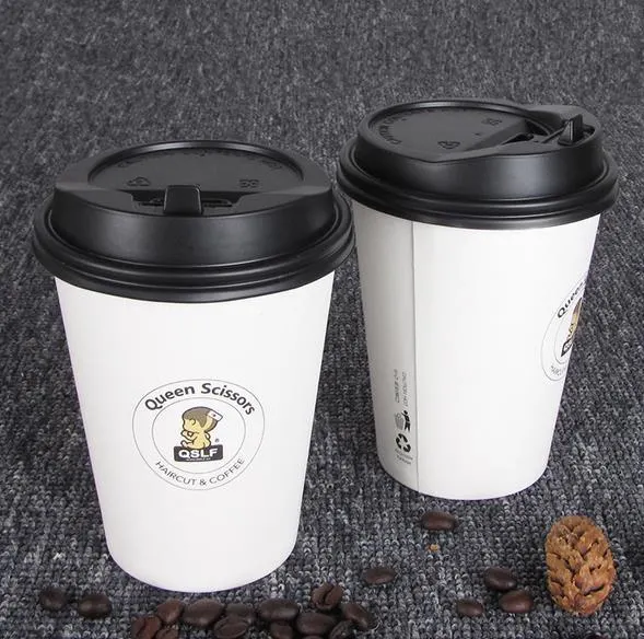 100% Biodegradable Disposable Custom Cold Tea Mug Paper Cups