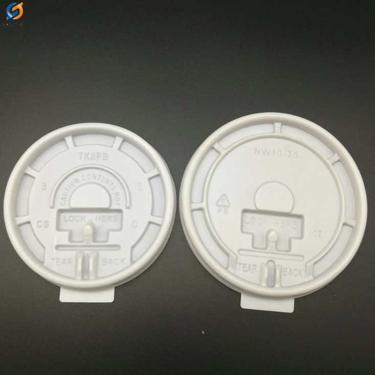 Disposable Plastic Hot Drink Paper Coffee Cup Lid