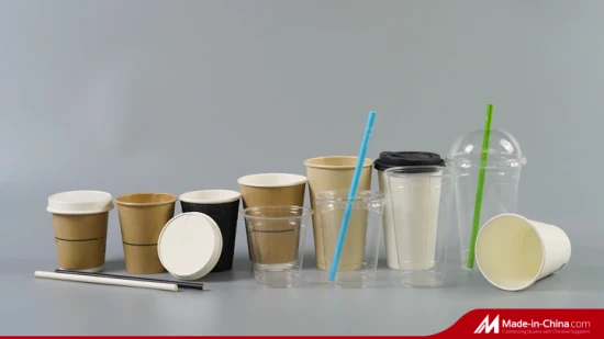 Maßgeschneiderte doppelwandige Kaffeetassen im Großhandel für kalte Getränke, Einweg-Pappbecher
