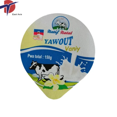 Joghurt-Heißsiegel-Deckel aus gestanzter Aluminiumfolie für PP/PS-Becher