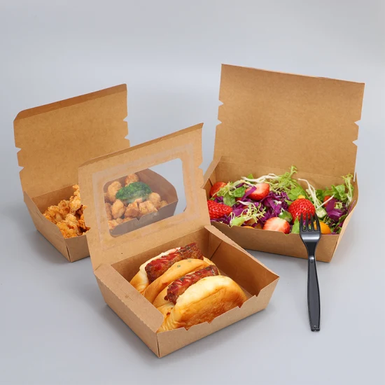 Paperes Food Craft Papier Chinesische Nudeln Take-out-Boxen Großhandelsbox